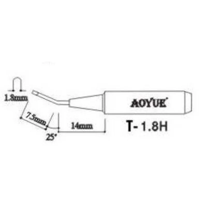 Aoyue T1,8h Replacement Soldering Iron Tips Aoyue