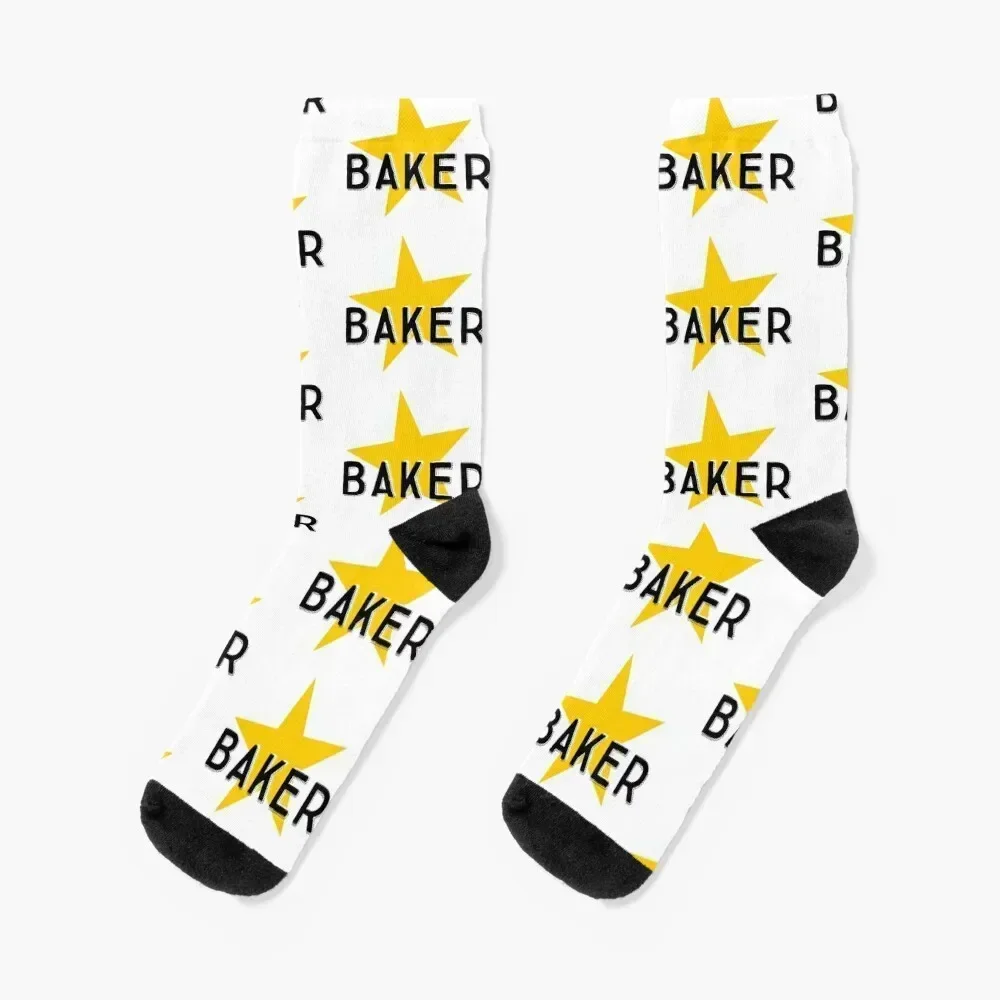 Star Baker, Great British Bake Off Socks man kawaii sport anti slip football Socks Female Men's