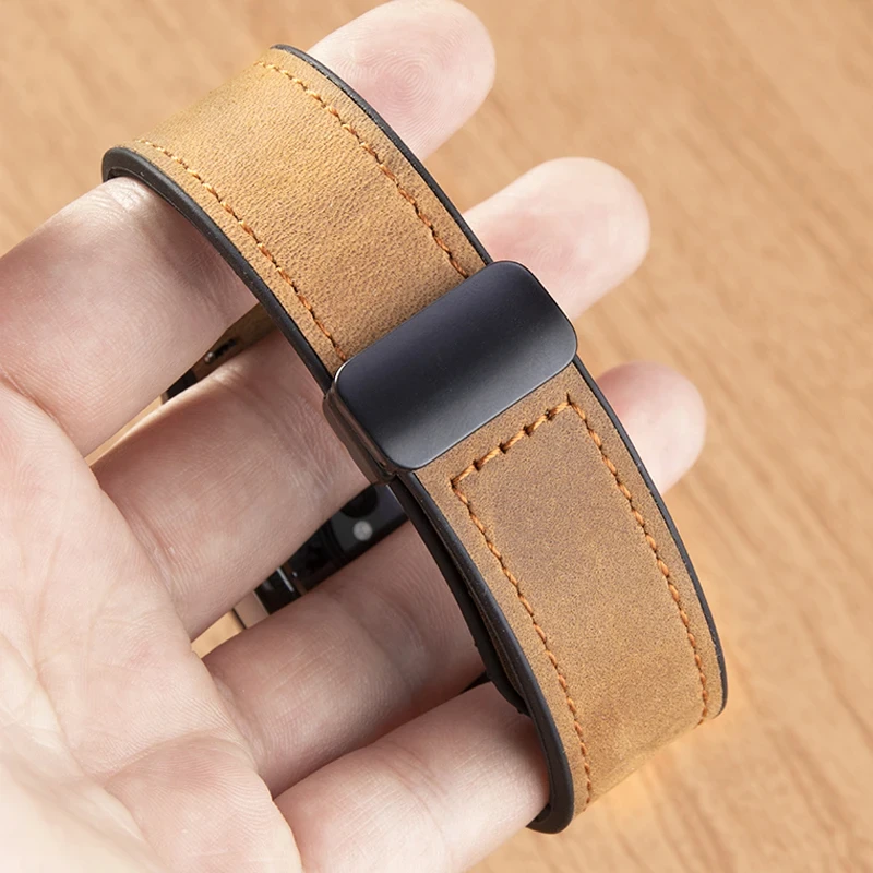 22mm Leather Silicone Wristband Strap For CMF Watch Pro 2 Sport Watchband Magnetic Buckle For CMF Watch Pro2 Accessories Correa