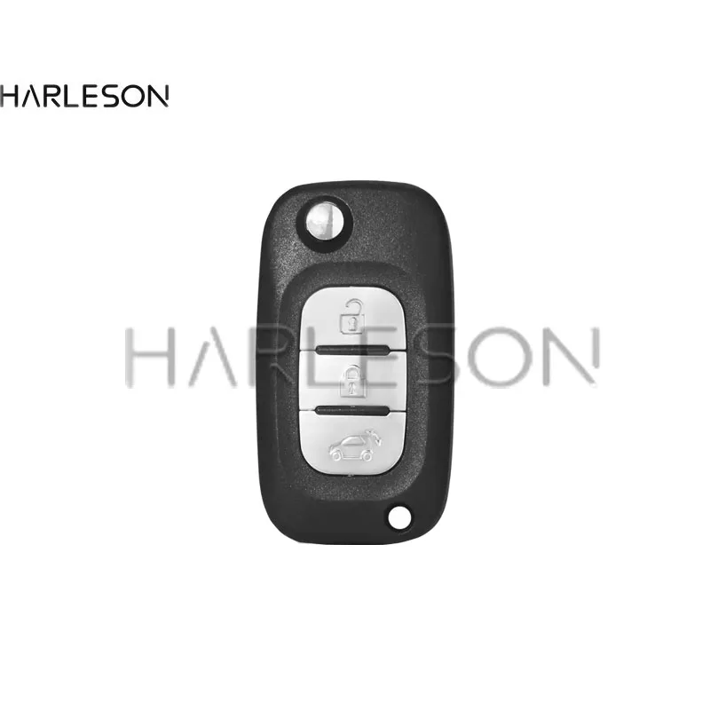 3 Button 4 Button Flip Remote Key Shell for Benz Smart Fortwo 453 Forfour 2015-2017 Car key Case Replacement