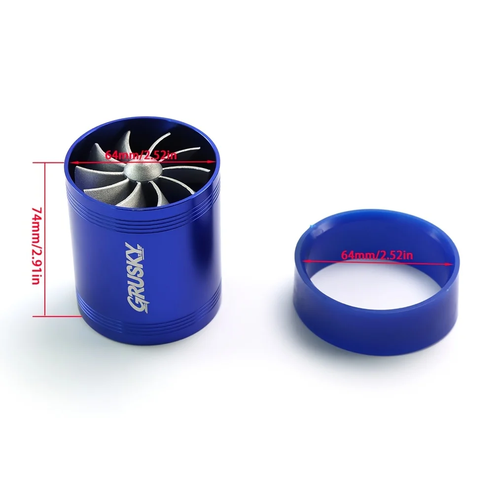 Automobile modification: GRUSK aluminum alloy intake turbocharger | Fuel-efficient mechanical double-sided turbocharger
