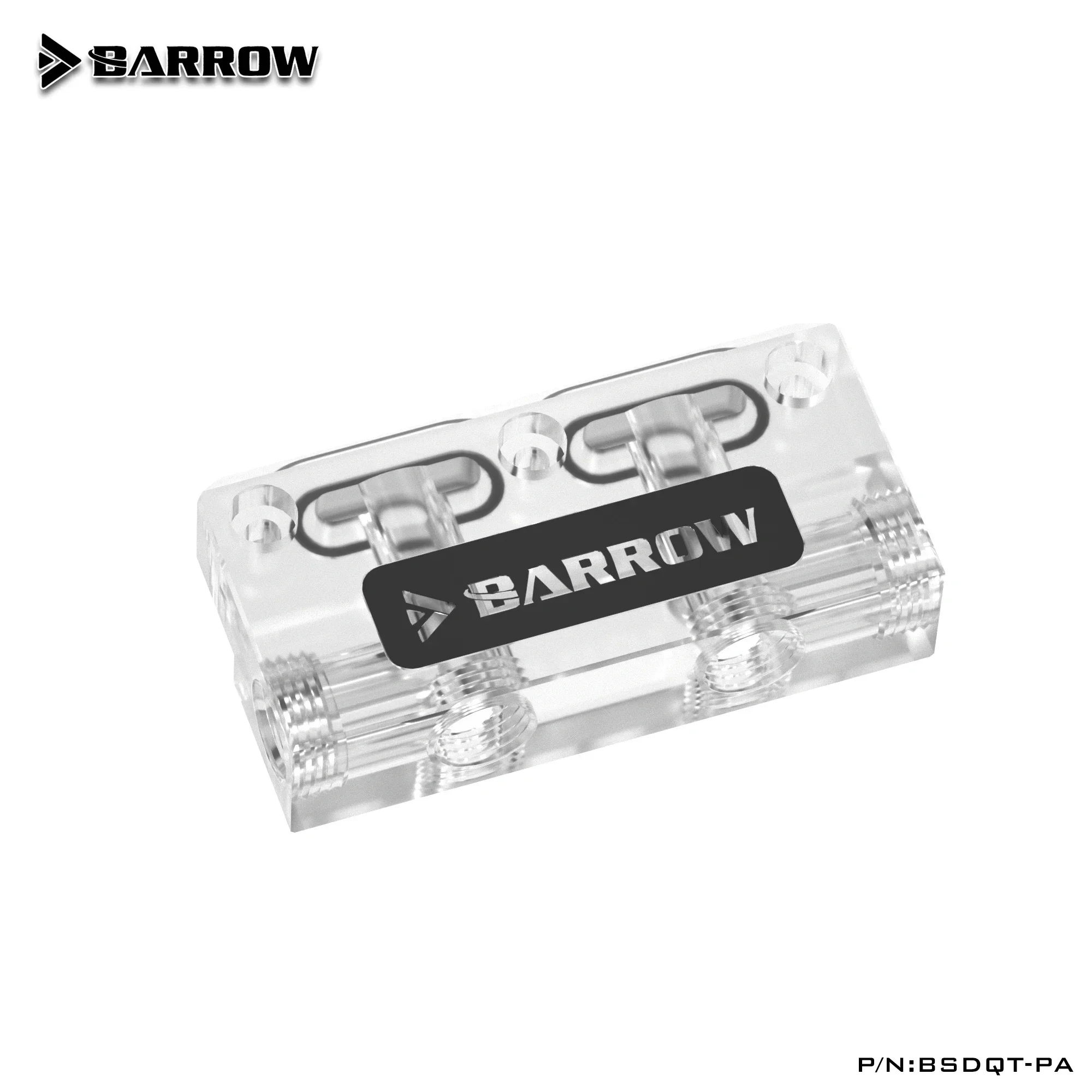 Barrow BSDQT-PA Multifunctional Acrylic Change Direction L-type GPU Block Bridge for Barrow's GPU Water Block Refit