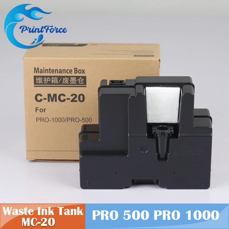 1PC 4PCS MC-20 Waste Ink Tank Maintenance Box Waste Ink Container for Canon PROGRAF PRO 500 PRO 1000