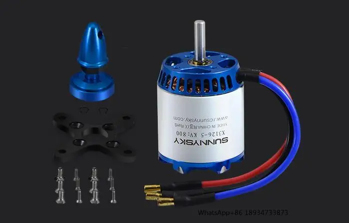 Sunnysky X3126-III 550KV 6S 800KV 3-4S Brushless Motor For 30E Fixed Wing 3D 3A Ultimate Power Motor   Frame