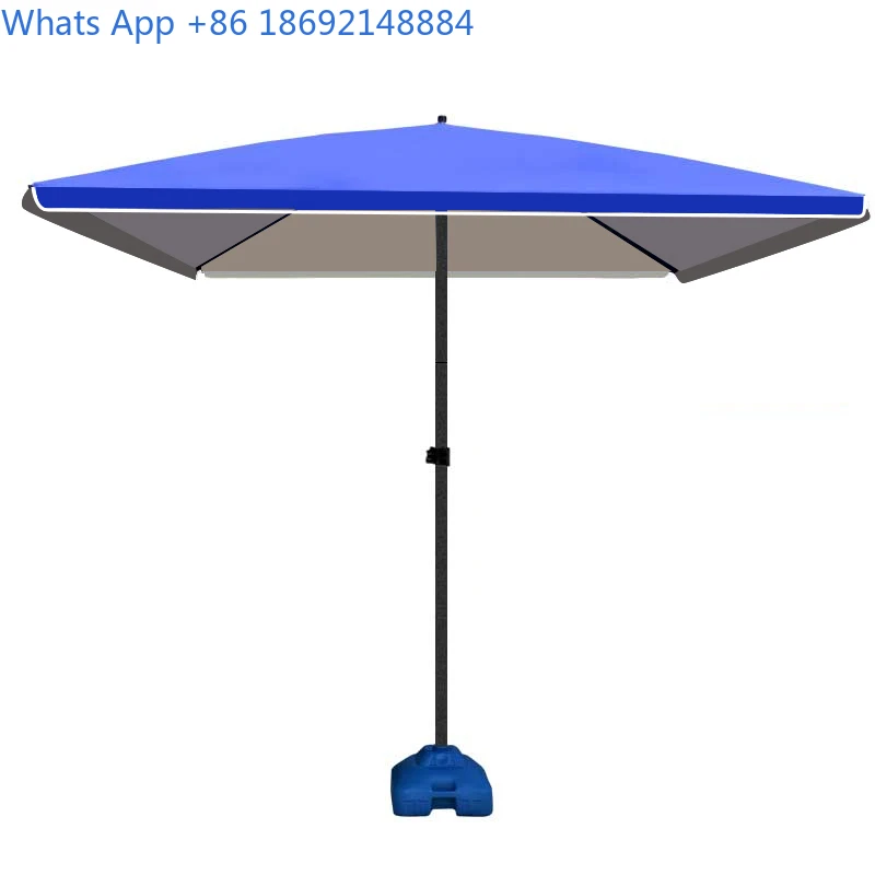Large Outdoor Umbrella for Patio Canopy Tent Square Sun Shelter Extra Large Garden Shade Umbrella Commercial Grade Waterproof UV