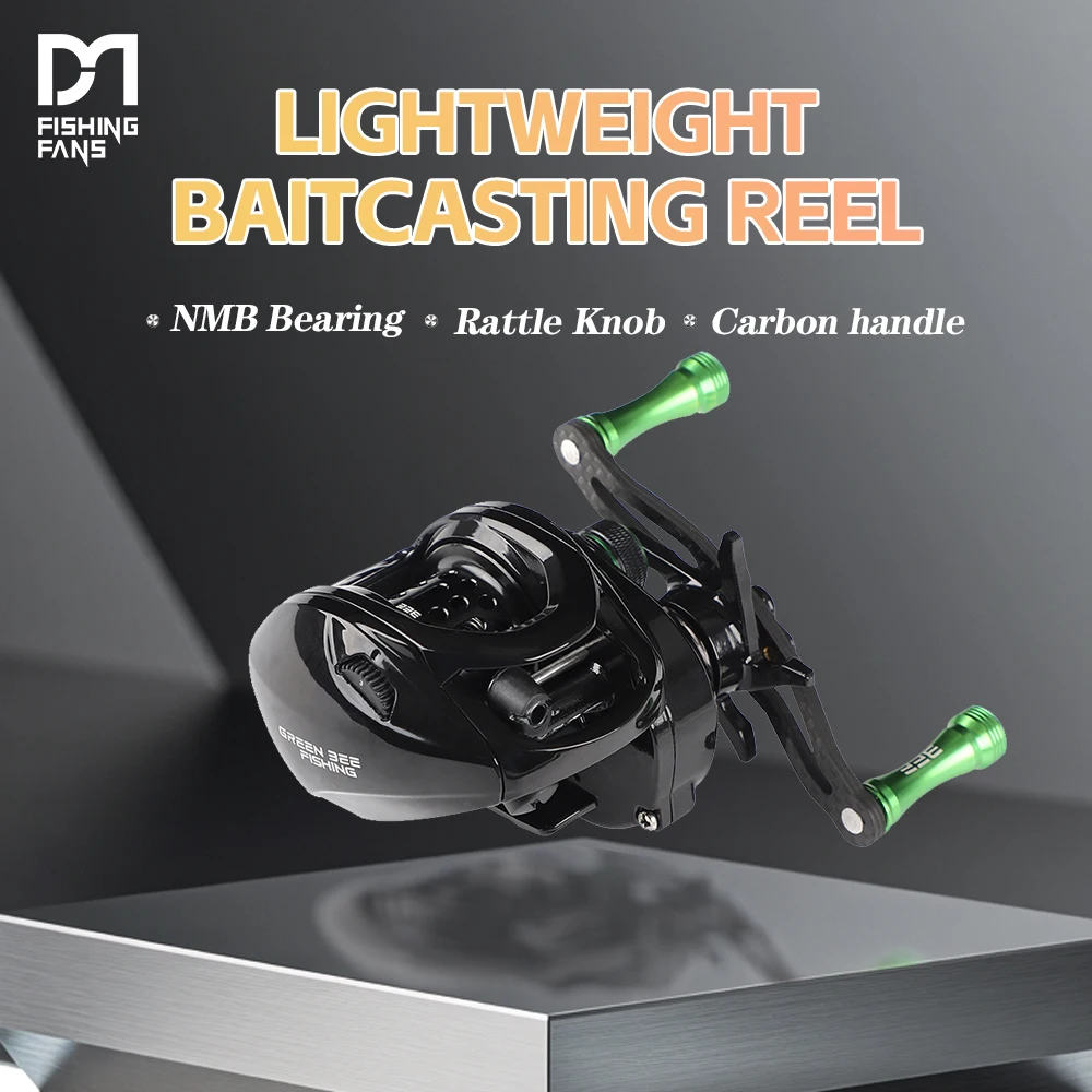 fishingfans-超軽量ショートシャフトカーボンベイトキャスティングリール-72-1ギア比-162g-マイクロキャスティングベイトキャスターフィッシングリール
