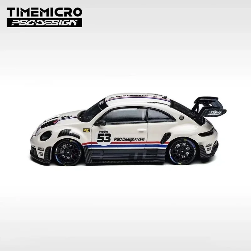 Time Micro × PSC DESIGN 1:64 RS Miniatur aus weißer Druckgussautomodellkollektion