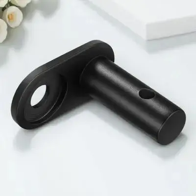 Bike Trailer Coupler Black Sturdy Heavy Duty Steel Hitch Connector Cycling Adapter for Child Trailer Attachment Baby