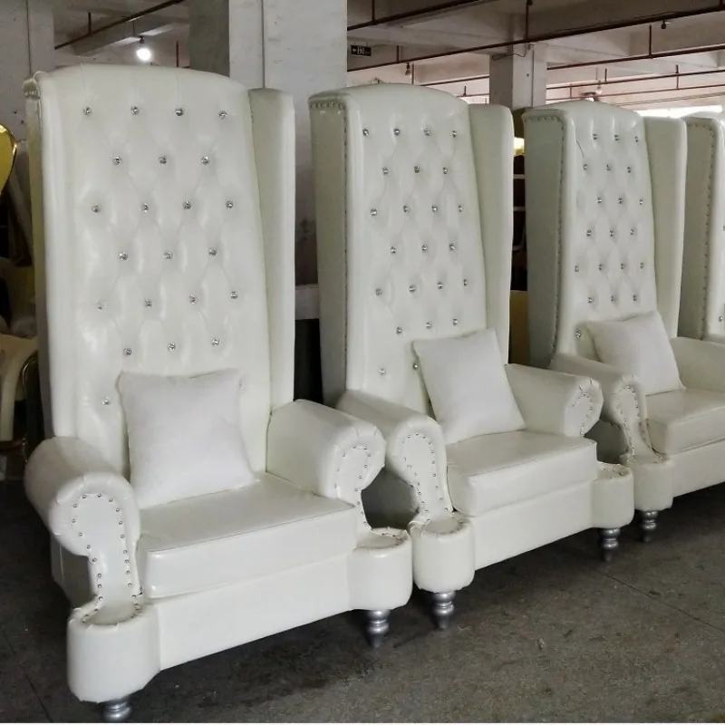 Factory direct sales, beauty club bath foot high back chair, hotel club leisure chair, bride and groom wedding chair