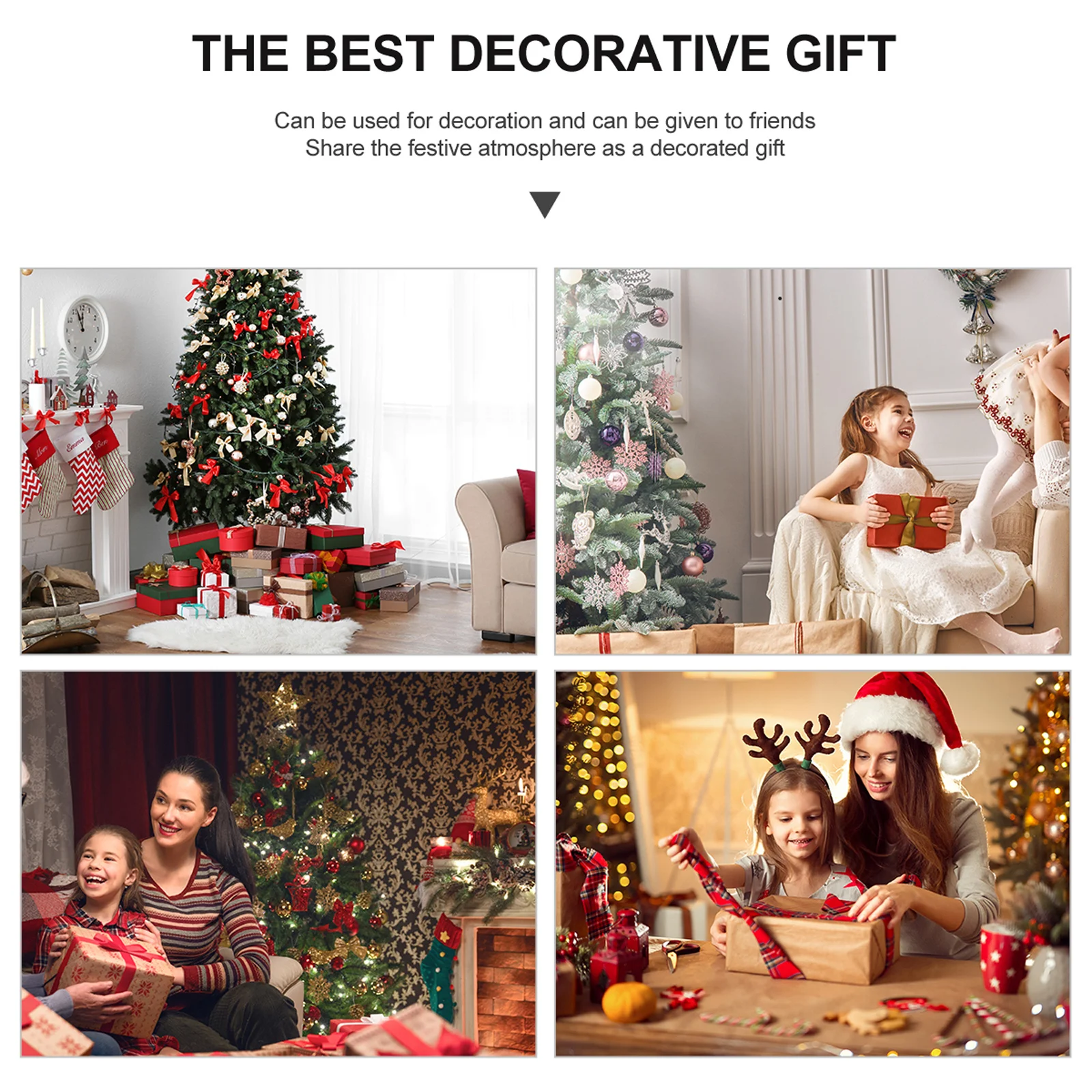 

1Pcs Artificial Poinsettia Simulated Christmas Flower 25cm Handmade Sequins Lint Xmas Decor Lifelike Color Fastness Gift DIY