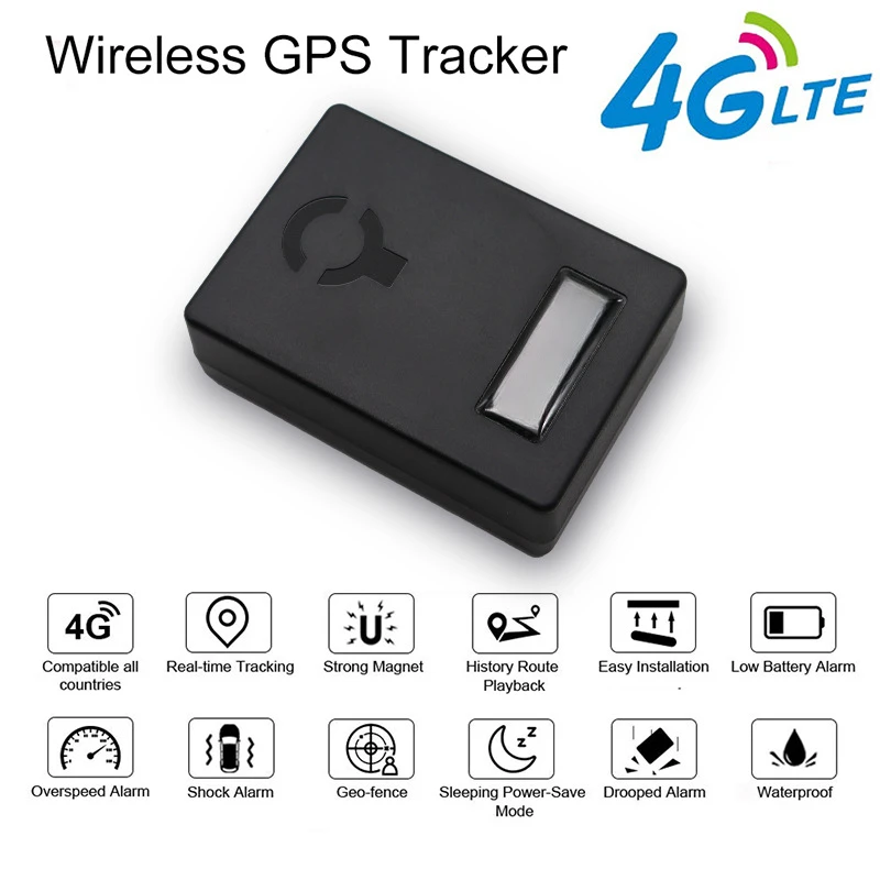 Bayerley CY02B 2G4G Wireless Magnetic GPS Tracker CarPositioning Anti-theft Free Installation Multi-language ForGoogle SOS Alarm