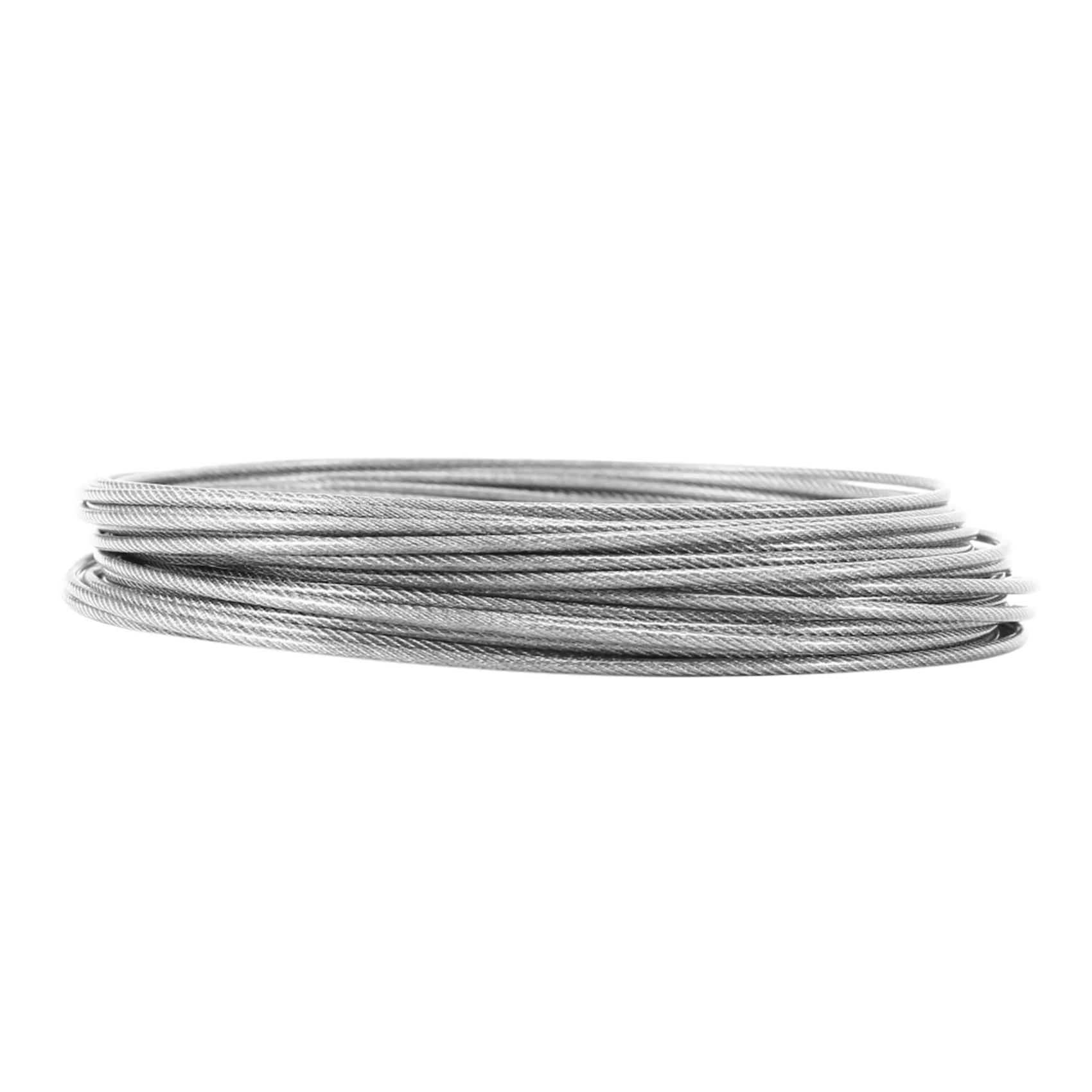 [Y39A]10M Stainless Steel Wire Rope PVC Coated Steel Cable Adjustable Curtain Rope Lamp Suspension Picture Wire for Hanging