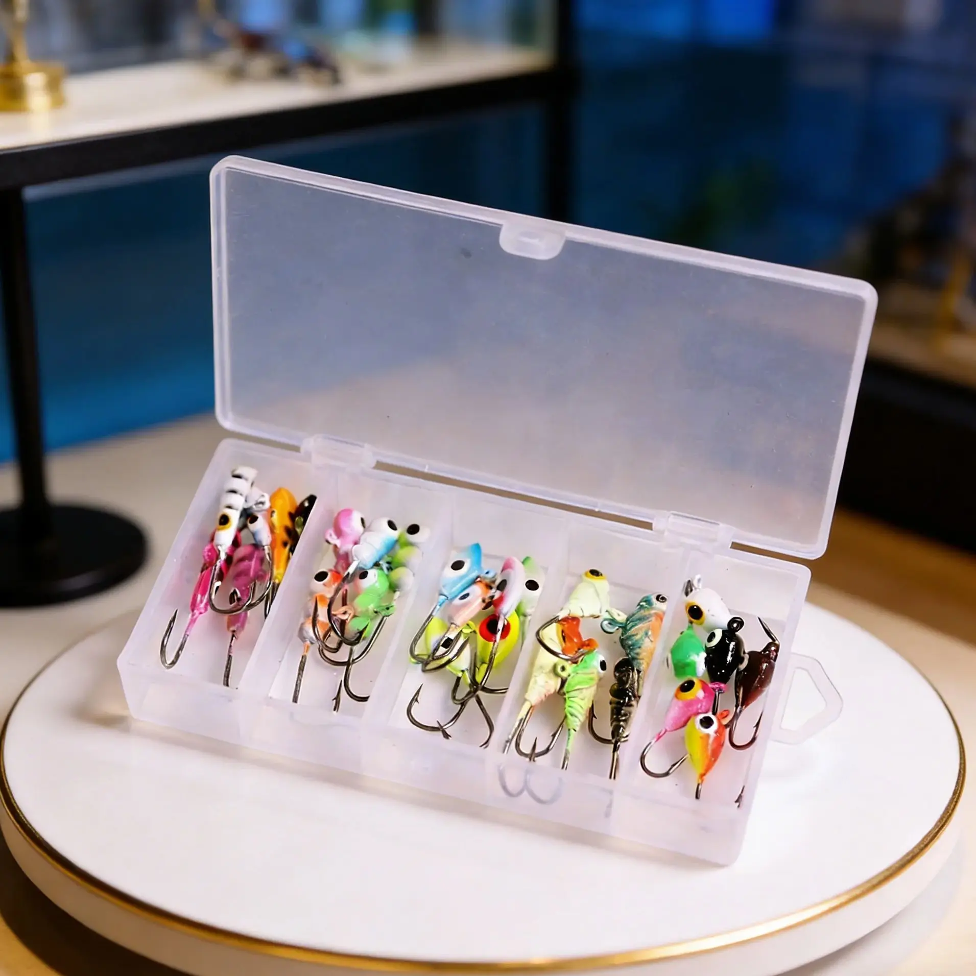 

Набор из 30 рыболовных крючков-джигов с зазубринами, маленькие утяжеленные головки, для зимней и карповой рыбалки, рыболовные принадлежности