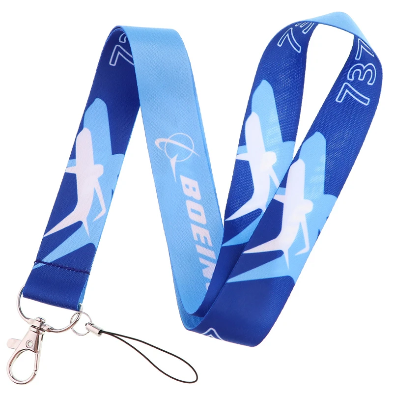 Boeing aircraft KeyChain ID Card Pass Gym Mobile Phone Badge Kids Key Ring Holder Jewelry Decorations