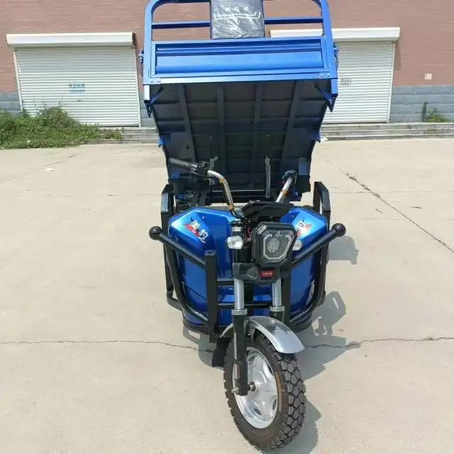 Three Wheels Cargo Electric Tricycle Open Cargo Scooter Motor Electric Tricycle With Cabin