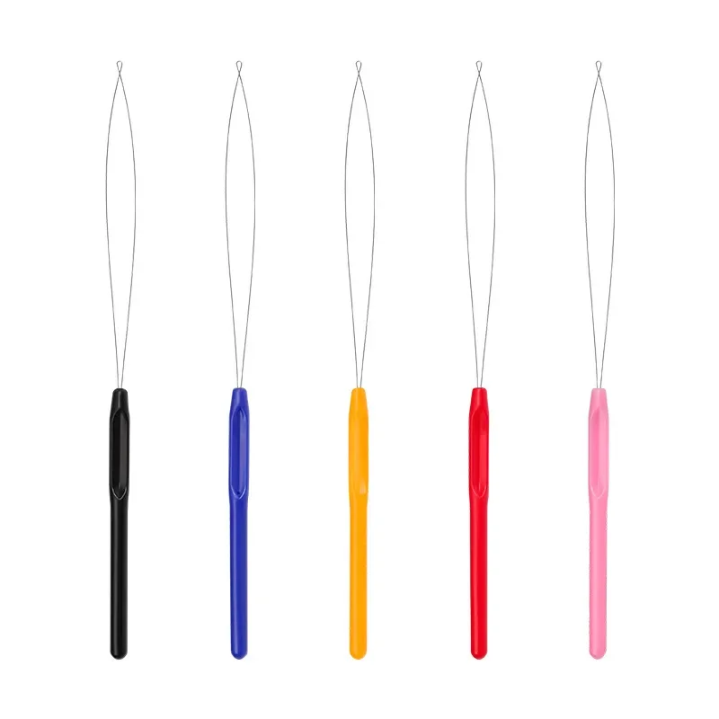 5/10Pcs Tufting Gun Needle Threader Colorful Plastic Handle Thread Threader Cross Embroidery Beading Device For Sewing Tools - Image 6