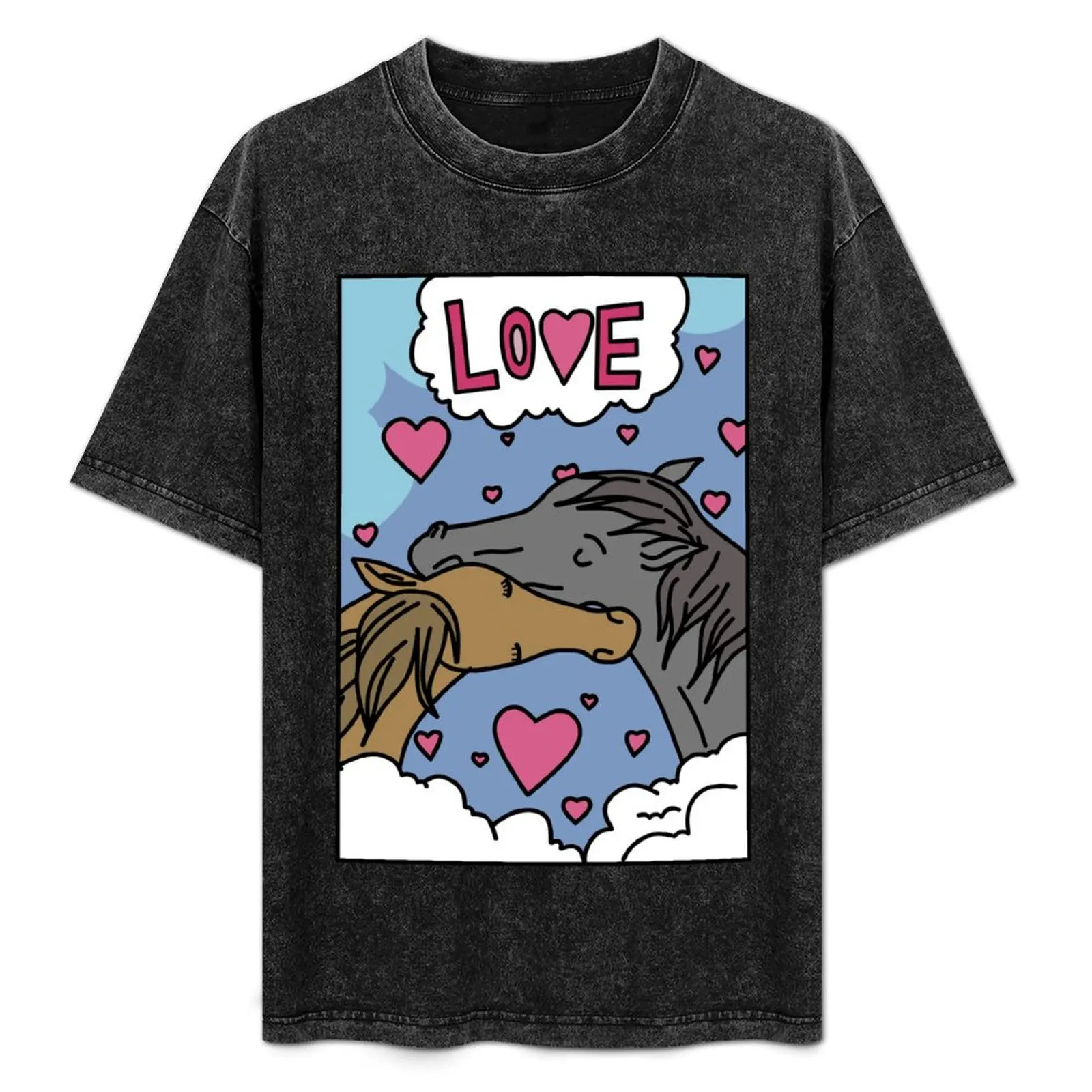 

Tina's Horse Love Poster - Season 1 Version T-Shirt Short sleeve tee vintage t shirts oversized graphic tee tshirts for men