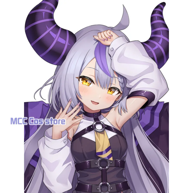 Anime Hololive Youtuber La Darknesss Cosplay Dakimakura Hing Body Pillow Case Otaku Pillowcase Cushion Cover Gifts New MYT