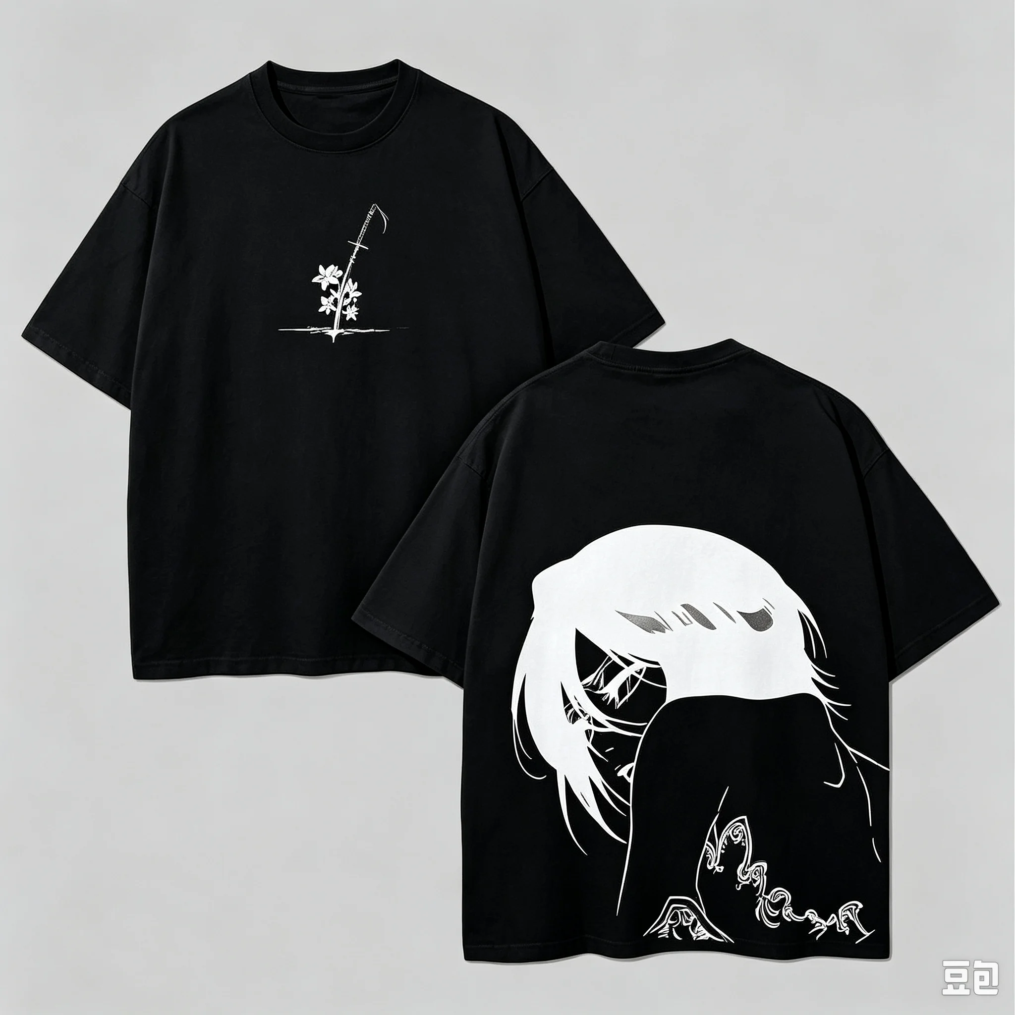 Kuchiki Rukia BLEACH T-shirt Men Women Clothing Anime Vintage Y2k Washed Oversized T Shirt unisex Short Sleeve Cotton Tees Tops