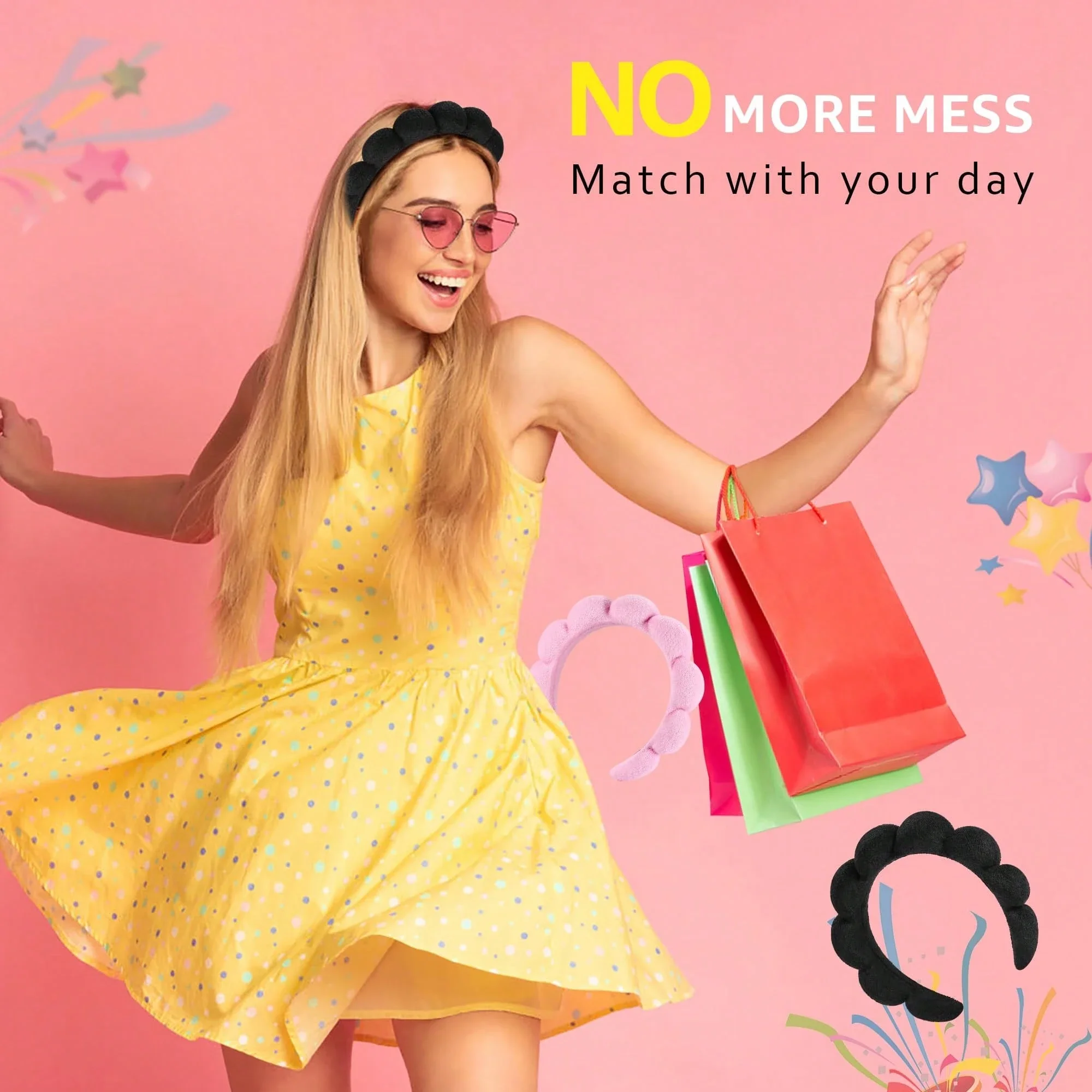 

Плюшевые повязки для волос Terry Cloth Spa для умывания, макияжа и ухода за лицом, набор объемных повязок для волос