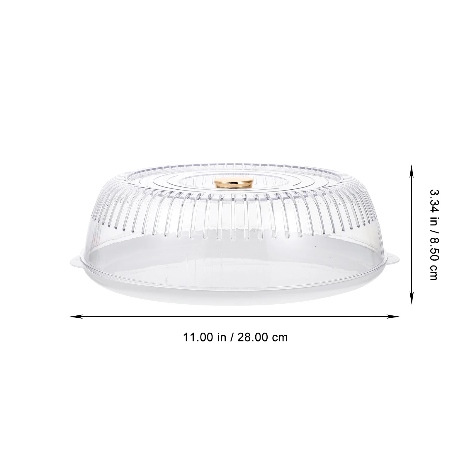 

1Set Breathable Food Cover Sturdy Wear Resistant Kitchen Storage Tray Cold Resistant Dustproof Tiered Serving Tray