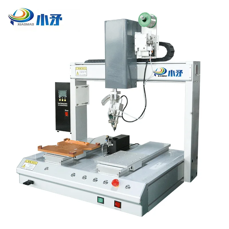 

High Quality Automatic Pcb Soldering Machine Desktop 4 Axis Tin Solder Machine Desktop Soldering Robot System For Pcb