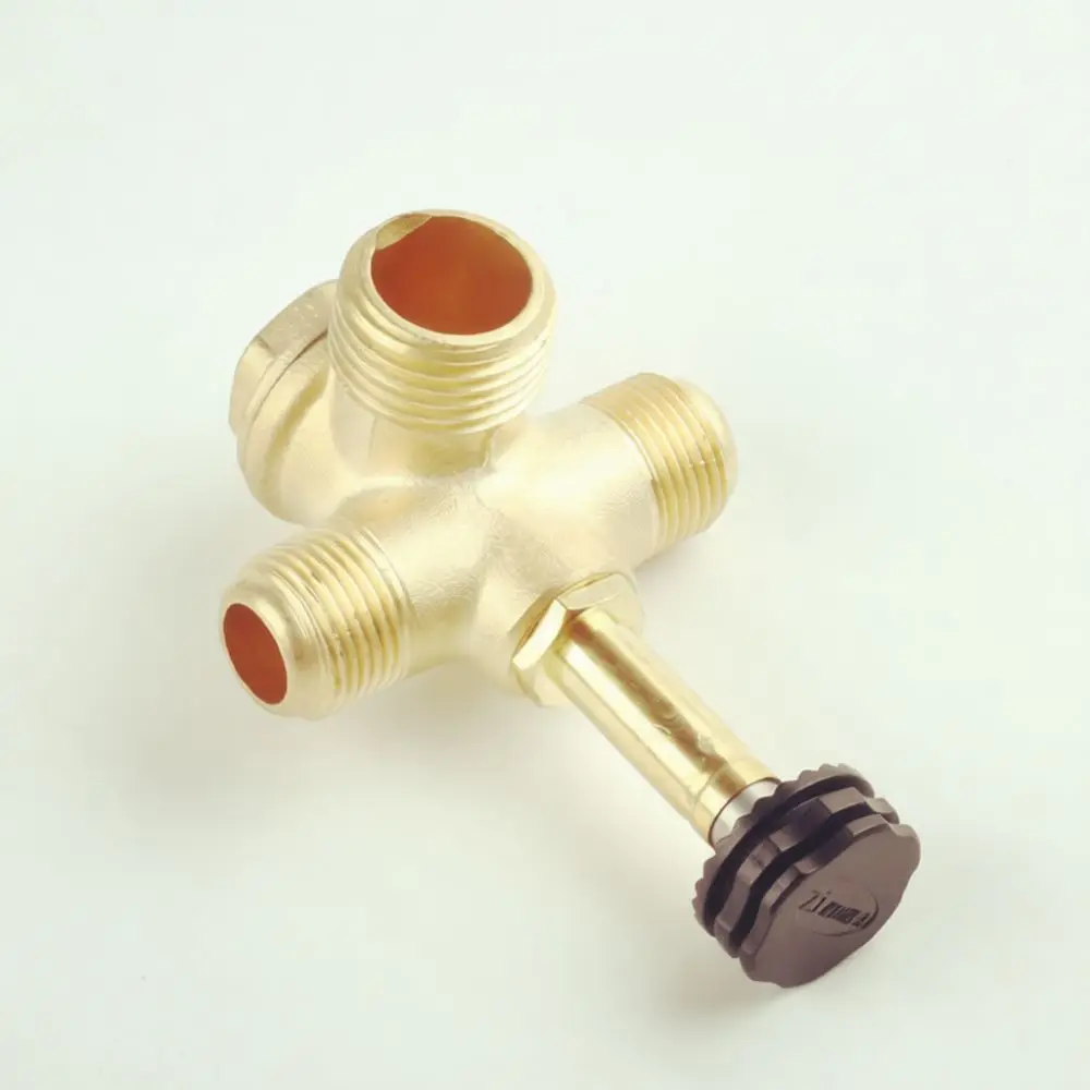 Replacement Air Compressor Solenoid Valve With Check Valve For Oil Free Silent Pump Air Flow Management Device