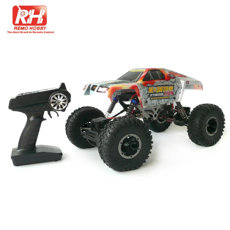 Rc Auto 1:10 High-Performance Off-Road Klimmende Afstandsbediening Voertuig Off-Road Rotsklimmen Met Brede Poten Rtr Klaar Om Te Spelen