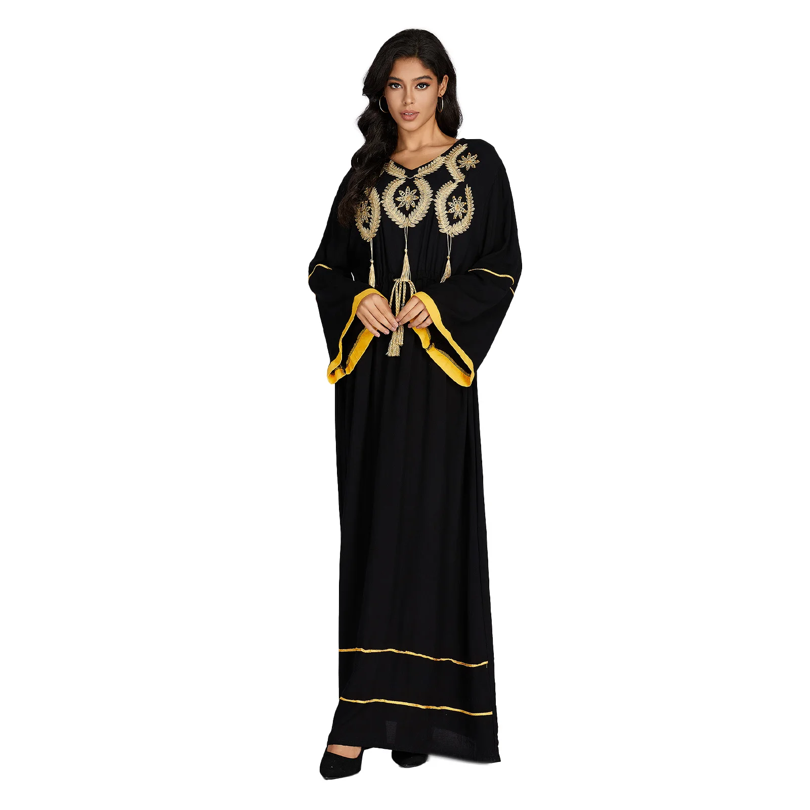 2024 Plus size Caftan Traditional Dress cotton beach home dashiki abaya Short Sleeve Cover up African Dresses For Women Moroccan