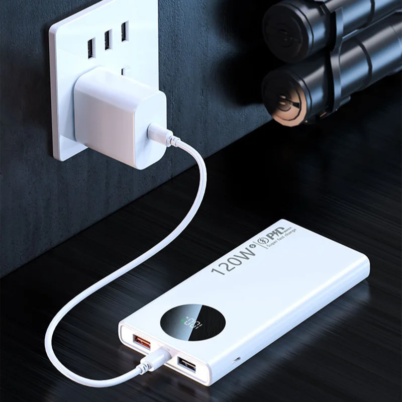 500000mAh 120W High Capacity Power Bank Fast Charging Powerbank Portable Battery Charger For iPhone Samsung Xiaomi