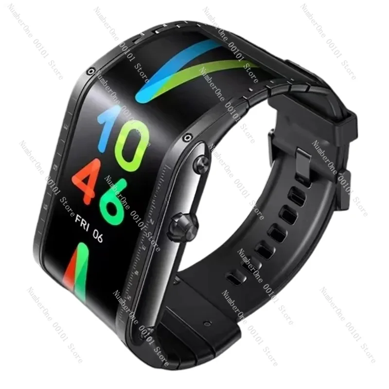 GPS Positioning Men Women Watch Nubia SmartWatch Flexible Display 4G Internet Phone Heart Rate Detection second-hand