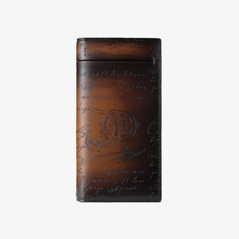 DIMY 2026 new long style new leather thin style brand genuine popular item card bag integrated men's leather wallet wallet