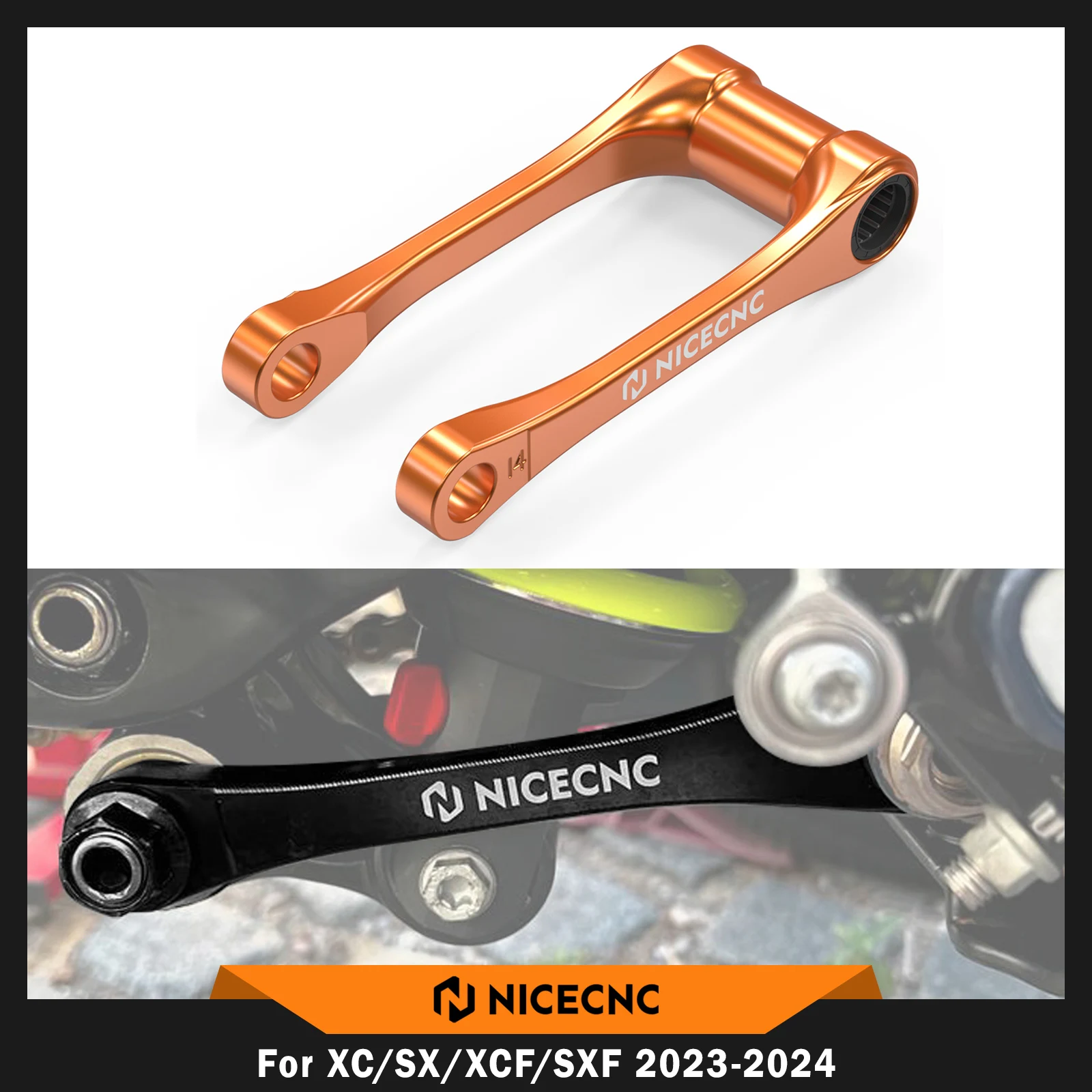 

For KTM SX125 SXF 250 SXF 450 XC 250 300 XCF 350 450 500 2023-2024 1.5″ Lowering Link Kit For Husqvarna TE 300 For GasGas EC300