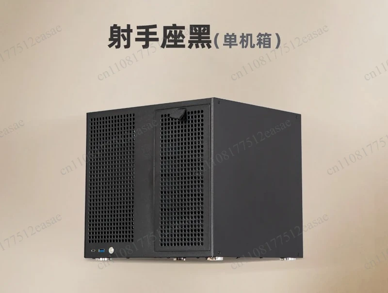 Sagittarius 8-rack NAS chassis with backplane and full height PCIe expansion