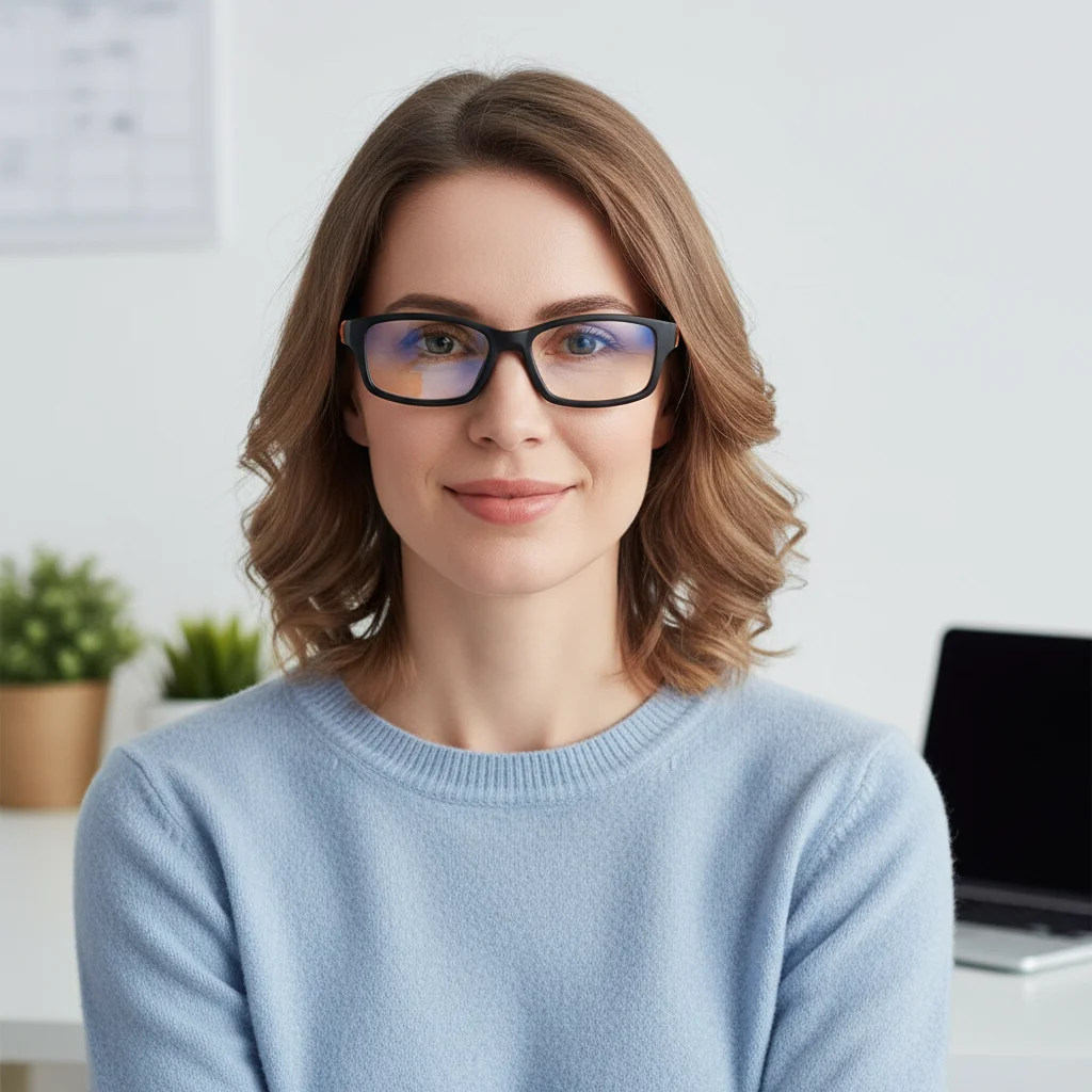 

Blue Ray Blocking Anti-Blue Light Reading Glasses Eye Protection Ultralight Hyperopia Glasses TR90 Sports Square Eyeglasses