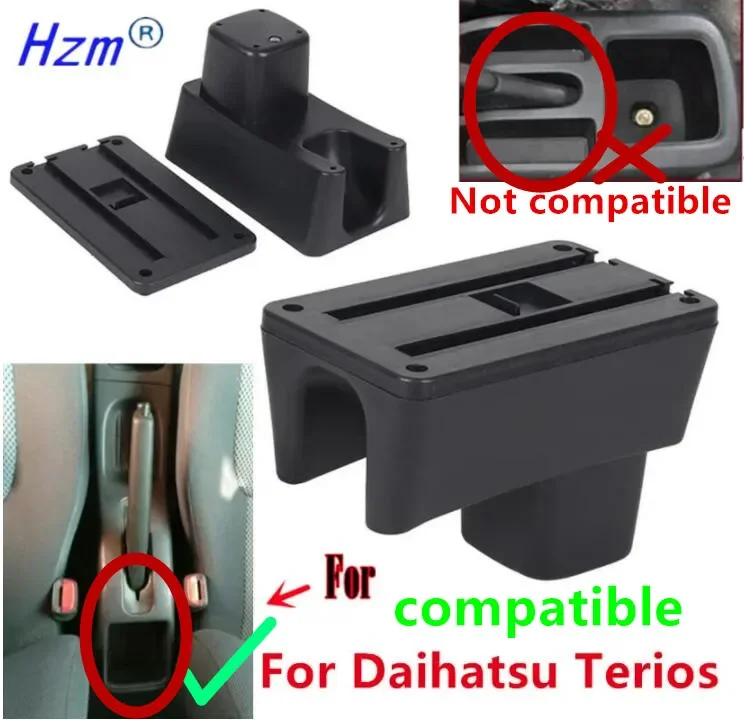 For Daihatsu Terios Armrest box For Daihatsu Terios Car Armrest box center console Interior Parts accessories with USB