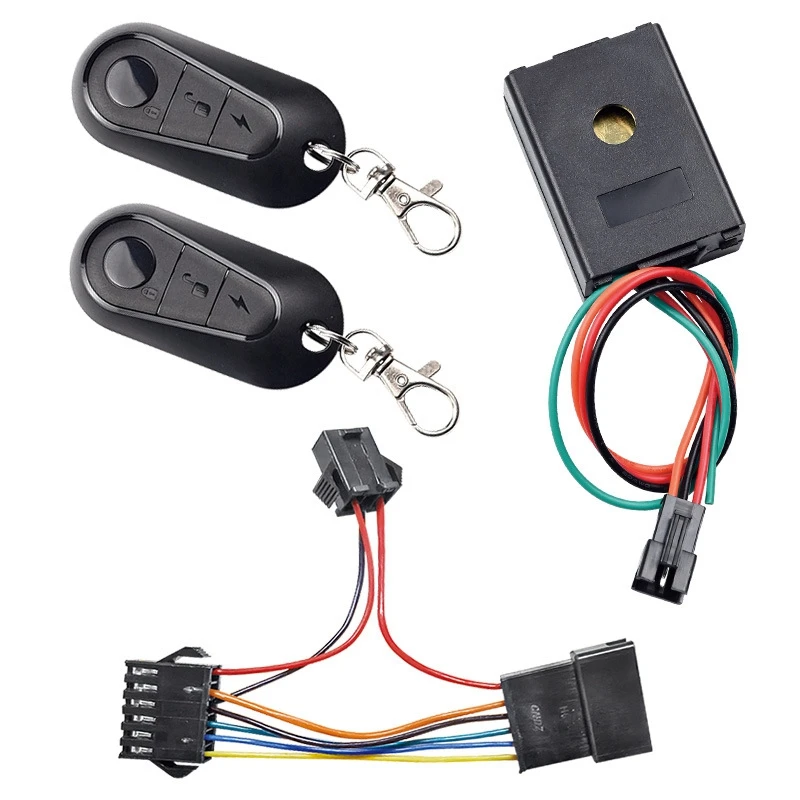 

E-Bike Alarm System 36V 48V 60V 72V With Dual Switch For Electric Bicycle Motorcycle Scooter Brushless Controller