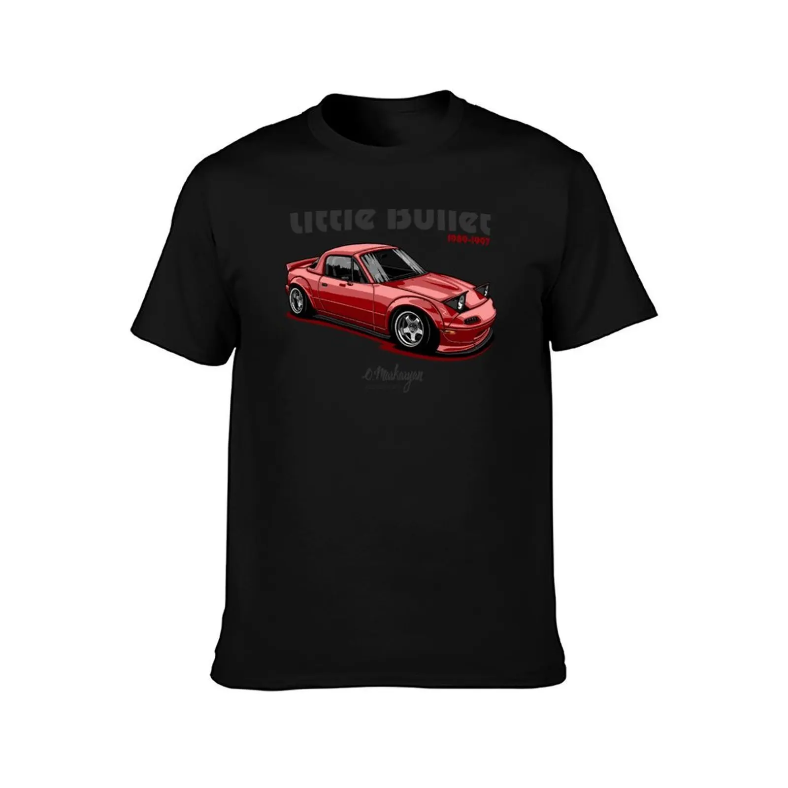 Roadster MX5 Miata (red) T-Shirt Holiday Lightweight T-Shirt