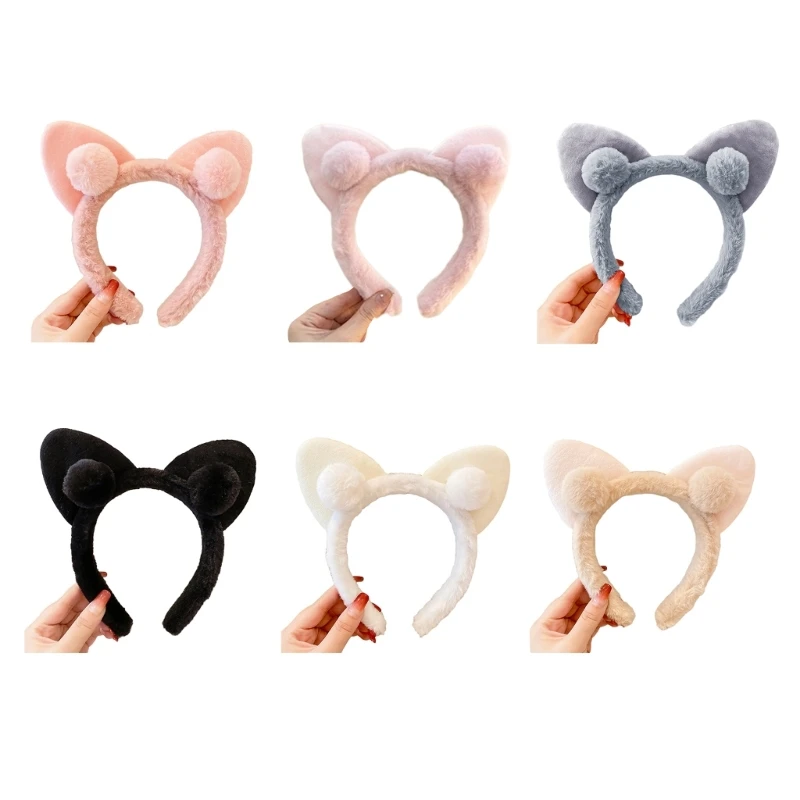 Funny Cartoon Ear Headband Furry Hairband Hoop Womens Cosplay Party Costume Drop Shipping