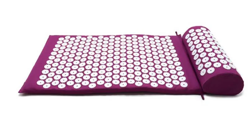 مدلك وسادة الوخز بالإبر مجموعات تخفيف الإجهاد آلام الظهر العلاج بالابر حصيرة/وسادة تدليك ABS سبايك اليوغا وسادة