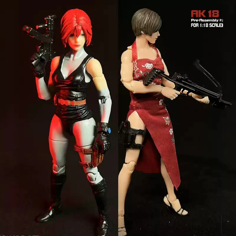 In Voorraad Echt Boris Ping 1/18 Vrouwelijke Soldaat Biohazard Crisis Agent Avaena (Tweede Golf) Action Figure Model Speelgoed Collectie