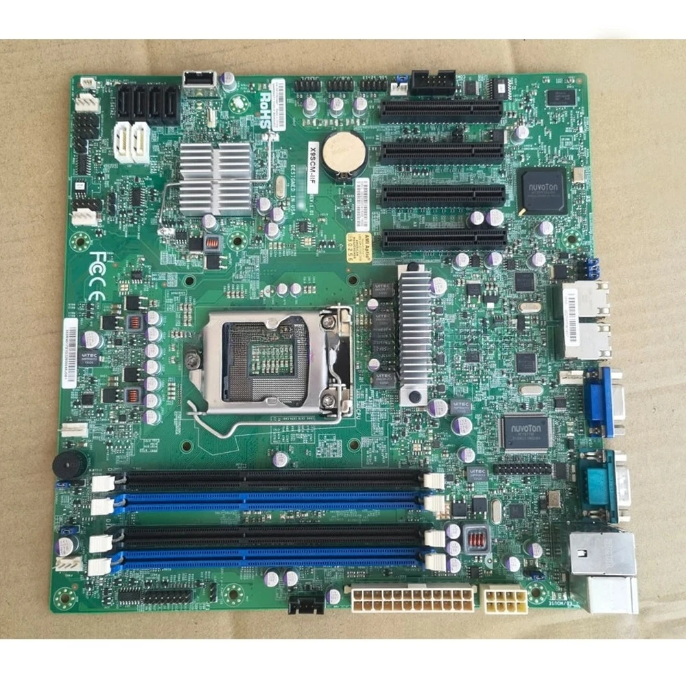 X9SCM-IIF For SuperMicro Server Motherboard LGA1155 C204 E3 I3 Perfect Test Before Shipment