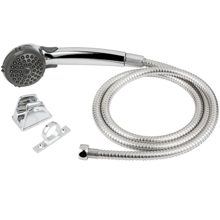 

DF-SA400K-CP RV Hand Held Shower Head - Stainless Steel Hose Kit Chrome