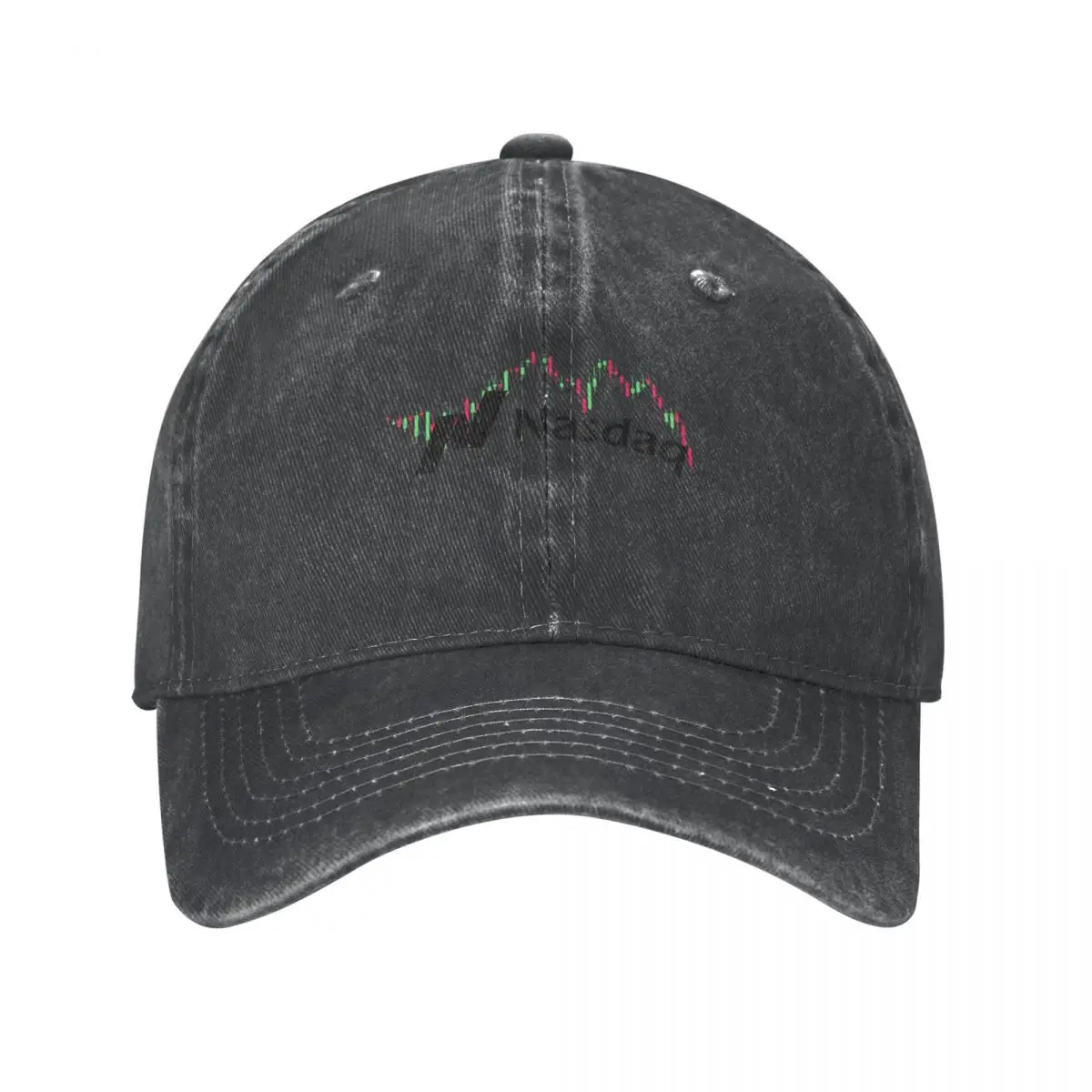 Nasdaq stock market candle stick chart Cowboy Hat Military Tactical Cap Icon Designer Hat Custom Cap Women Men's