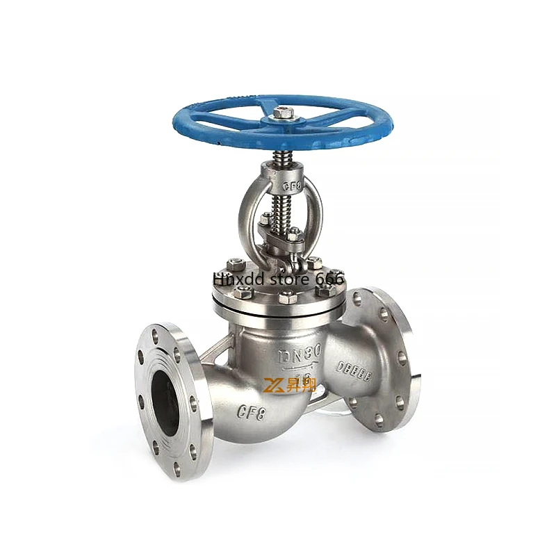 

304 stainless steel flange globe valve J41W-16P