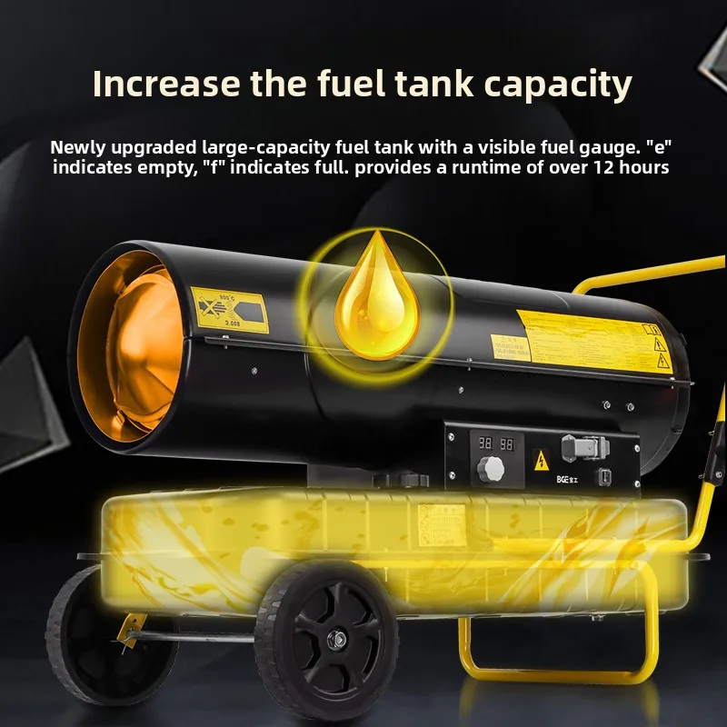 YJQ diesel heater aquaculture industrial fuel heater large area drying hot fan high power