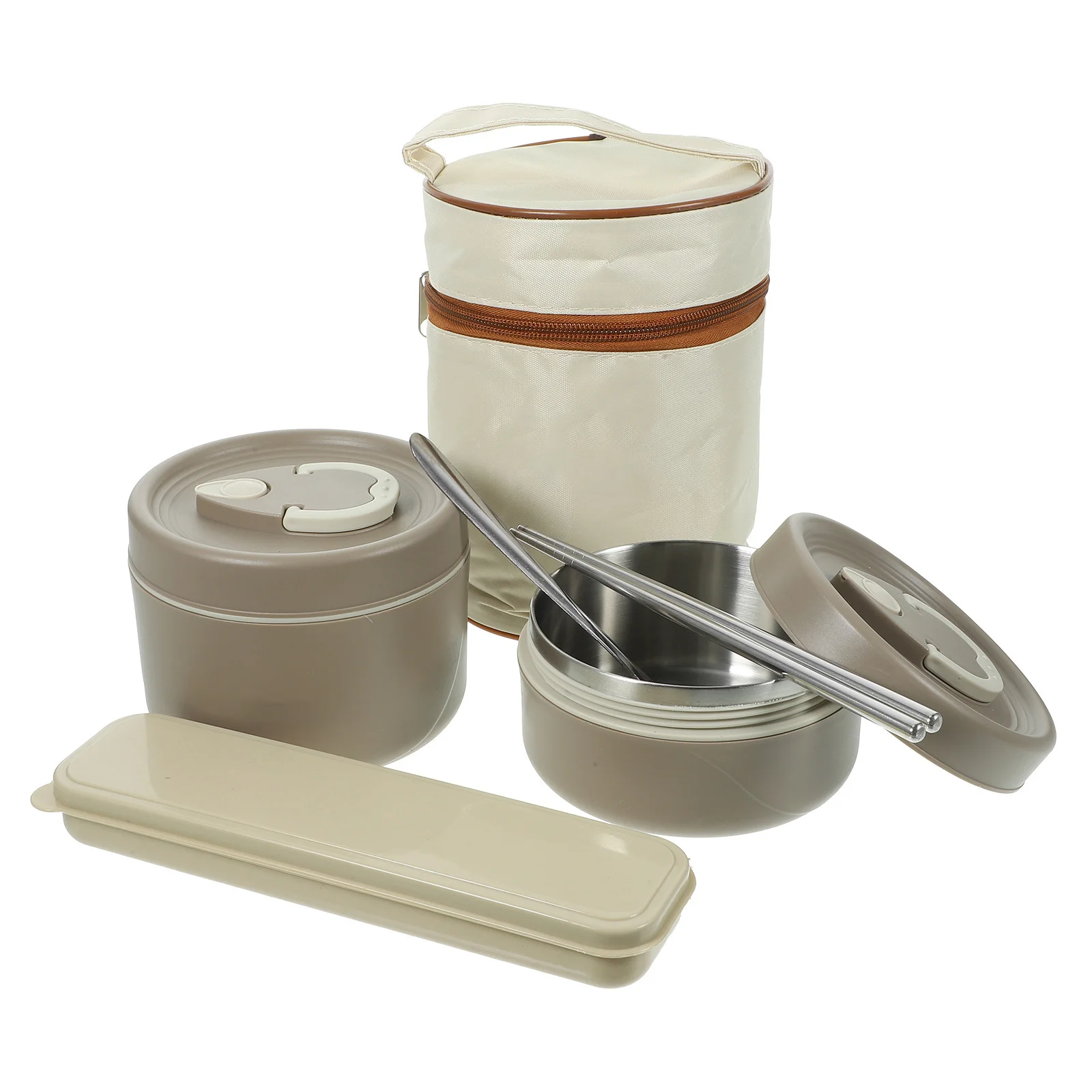 

1Set Stainless Steel Insulated Soup Bowl Portable Reusable Large Ramen Noodle Food Container Insulated Lunch Box