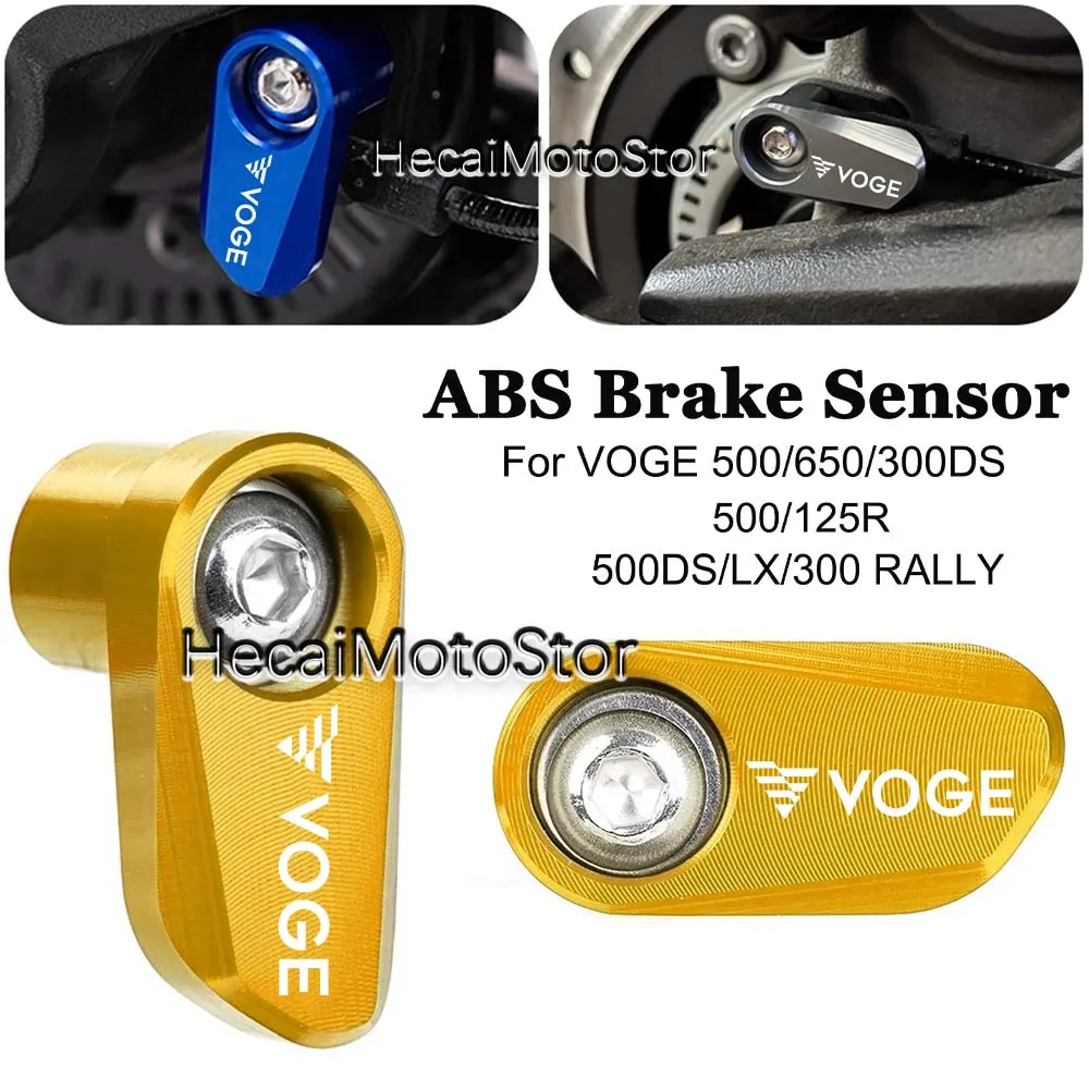 

For Voge 500DS 650DS 300DS 500R 500DSX Motorcycle Accessories ABS Sensor Protective Front Rear Wheel ABS Sensor Guard Protector