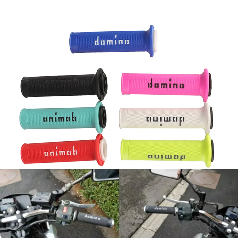 7/8 Zoll 22 24 mm Paar Motorradgriffe Domino Modifizierte Lenkerabdeckungen Geeignet für ATV Quad Bike Motocross Motorräder – Detail 8