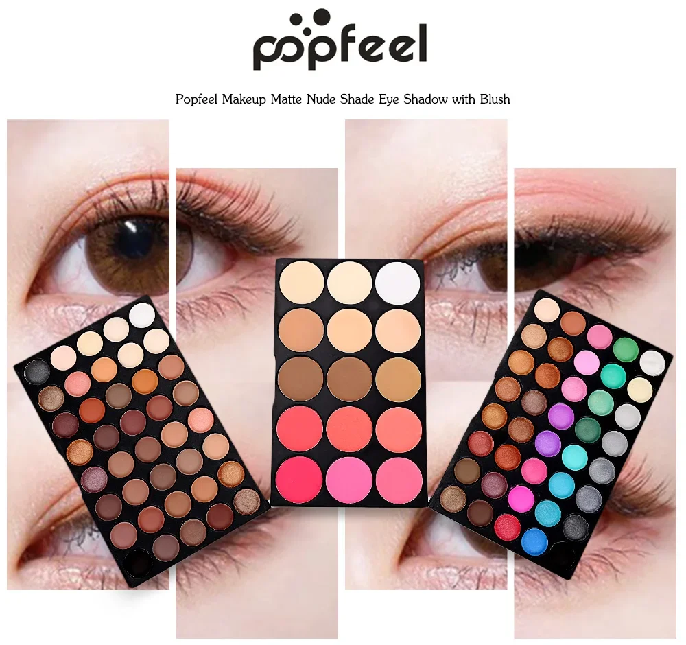 Pro All in One Makeup Gift Kit Set Box Full Women Waterproof Eyeshadow Pallete Make Up Eye Shadow Blush Bronzer Contour Palette